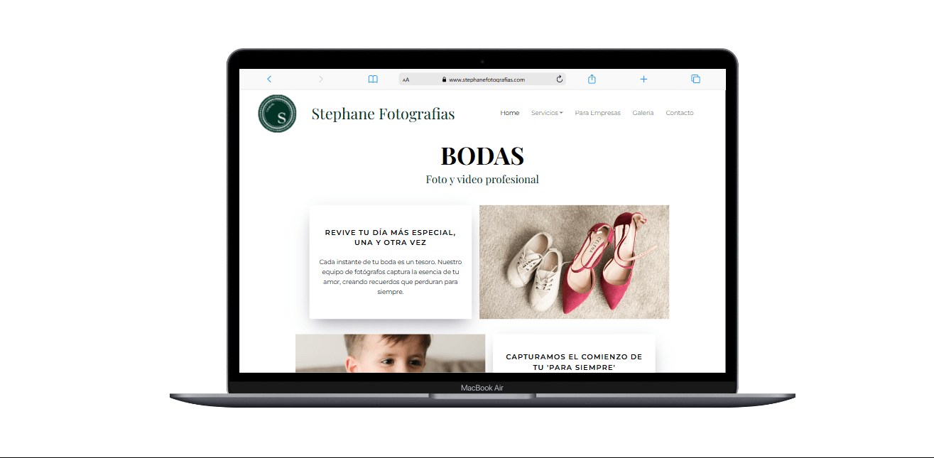 Sitio web profesional